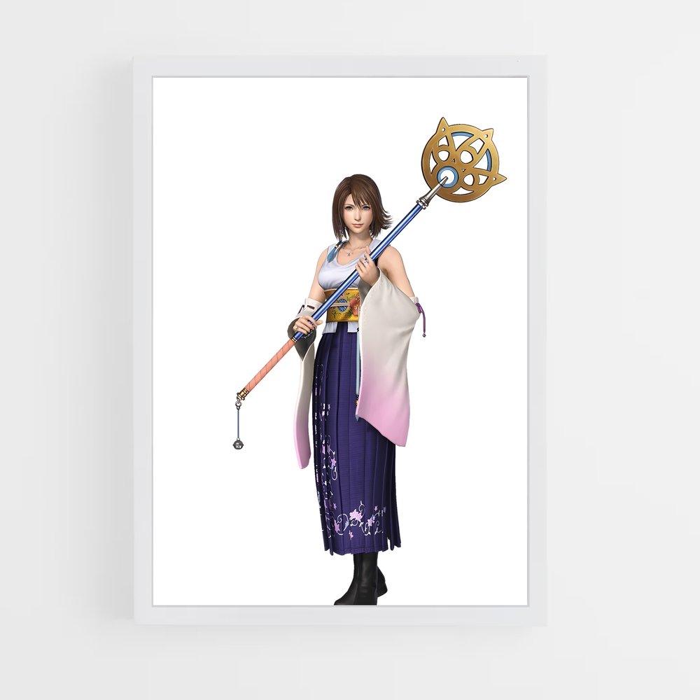 Poster Yuna: L'Épée et l'Élégance – affiche Final Fantasy (vue 3)